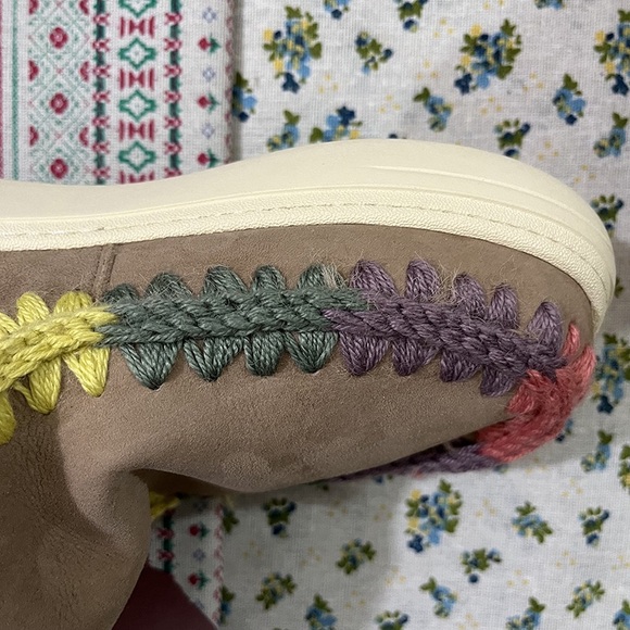 Mou Suede Ankle Boots With Fleece Lining - Picture 5 of 9